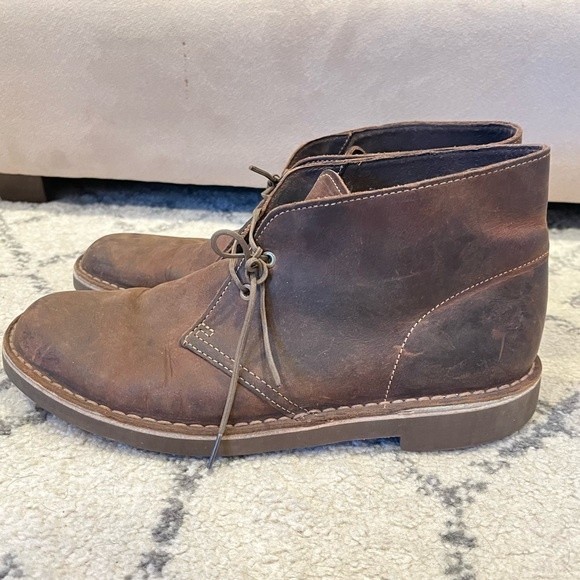Clarks Bushacre 2 Desert Boots Chukkah Brown Leather Boots Size 8 - Picture 5 of 7
